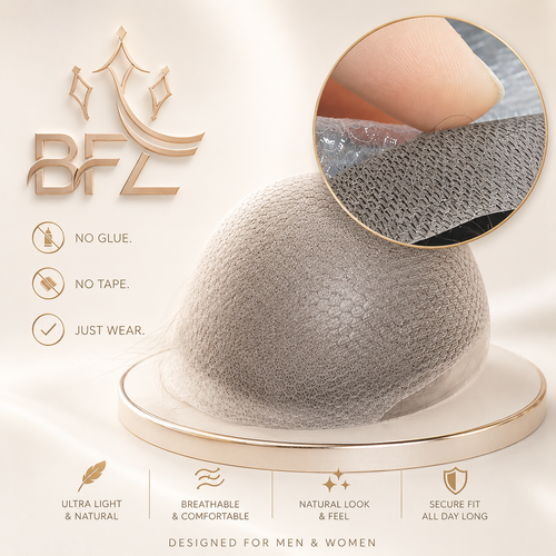 BFZ Élan™ Hair selbsthaftendes Toupèts für Männer "Vorverkauf"